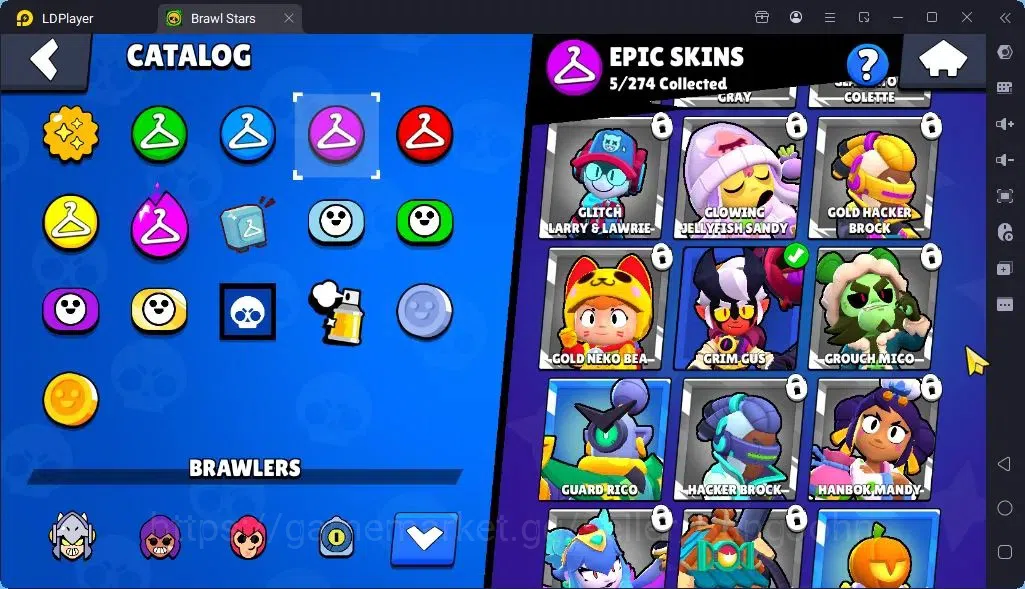 Brawl Stars Accounts Global |Trophy 1468 | Brawler 22, 4 Max | Skins 1 Mythic,5 Epic|Bling 8310|Protect Off|Check SS BRS308B 8