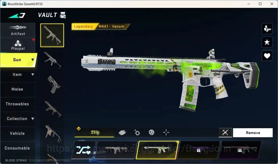 Blood Strike Accounts Others ASIA | 1 Enzo P90 Maestro | 1 Legendary Gun | 1 Ultra Loot Crate | 1 Epic Name Changing Card 2