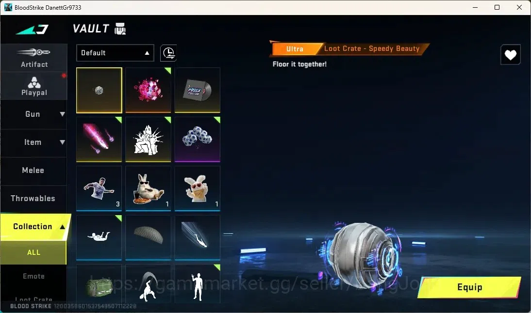 Blood Strike Accounts Others ASIA | 1 Enzo P90 Maestro | 1 Legendary Gun | 1 Ultra Loot Crate | 1 Epic Name Changing Card 5