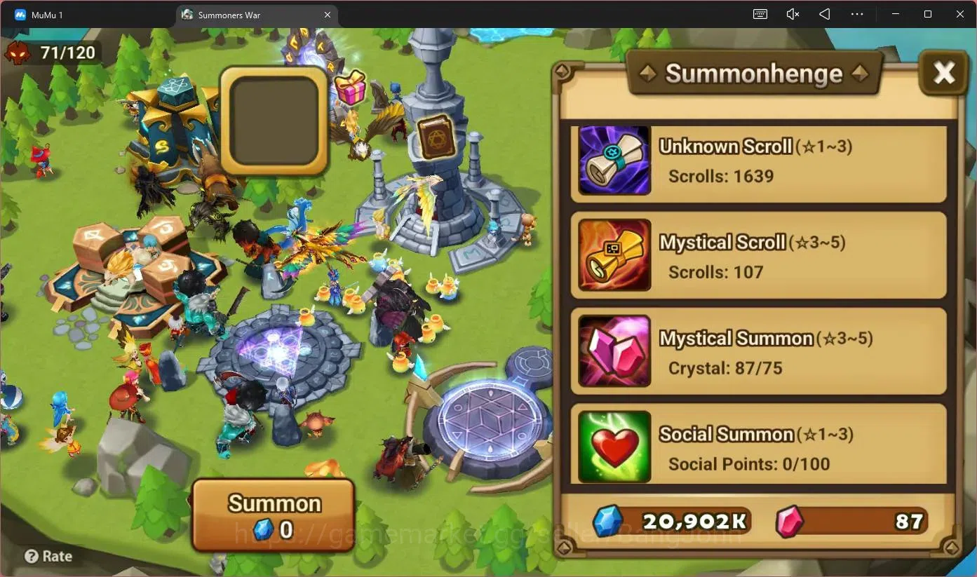 Summoners War: Sky Arena Accounts GLOBAL | NB 5 TESHAR,Starter Gacha 115 12Y+160 11Y image 5