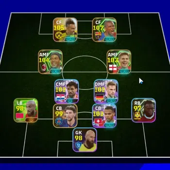 eFootball Accounts Legends & Iconic Players Android|6 Epic Samuel Eto'o,Aubameyang Collab Naruto,Ronaldinho,Steven