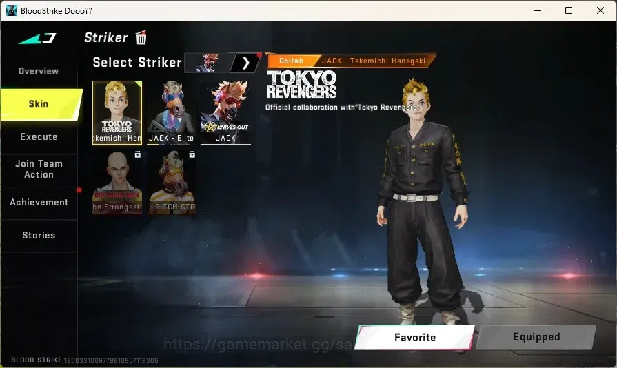 Blood Strike Accounts Others ASIA | 1 ULTRA MELEE - Dual Blades |1 AOT: FAL - Primal Giant |7 ULTRA Guns | 1 TR: JACK | 9 15