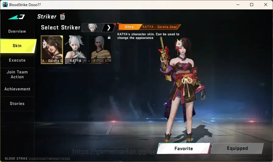 Blood Strike Accounts Others ASIA | 1 ULTRA MELEE - Dual Blades |1 AOT: FAL - Primal Giant |7 ULTRA Guns | 1 TR: JACK | 9 16
