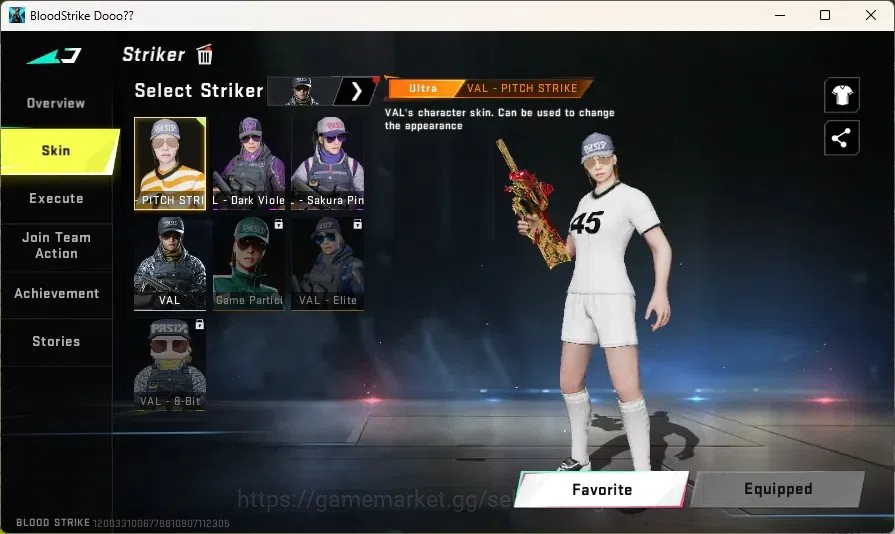Blood Strike Accounts Others ASIA | 1 ULTRA MELEE - Dual Blades |1 AOT: FAL - Primal Giant |7 ULTRA Guns | 1 TR: JACK | 9 20