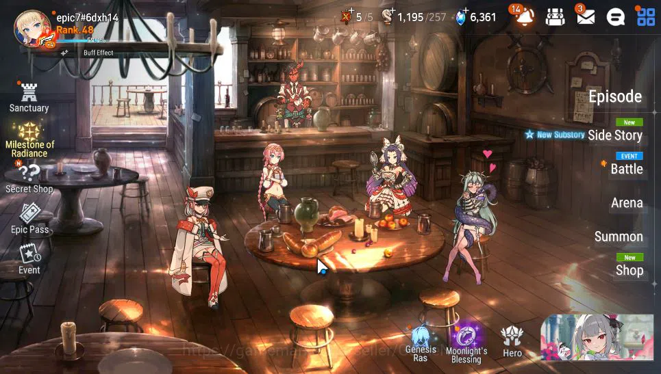 Epic Seven Accounts GLOBAL Unverif|7 ML(E Ilynav,NM Luna,C Pavel,Etc)+ image 1