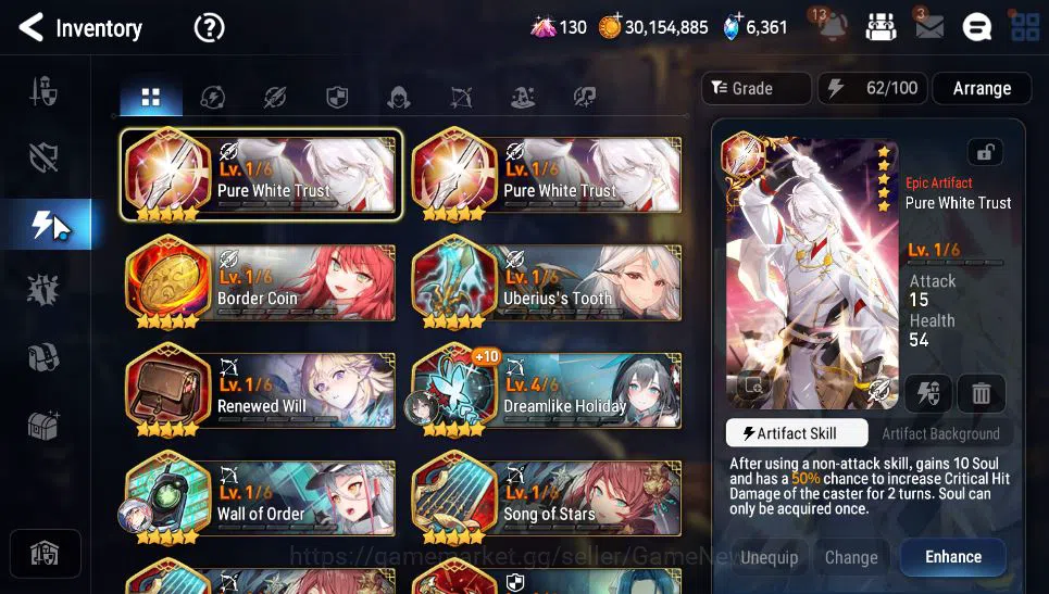 Epic Seven Accounts GLOBAL Unverif|7 ML(E Ilynav,NM Luna,C Pavel,Etc)+ image 10