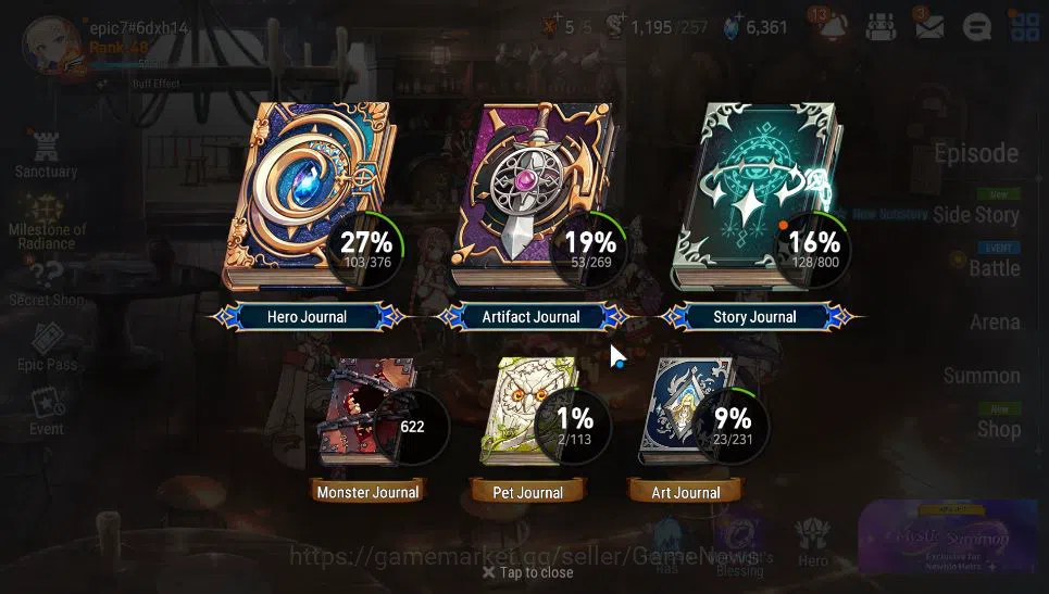 Epic Seven Accounts GLOBAL Unverif|7 ML(E Ilynav,NM Luna,C Pavel,Etc)+ image 4