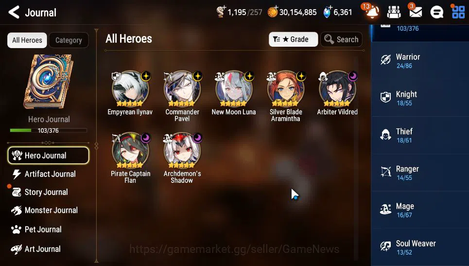 Epic Seven Accounts GLOBAL Unverif|7 ML(E Ilynav,NM Luna,C Pavel,Etc)+ image 5
