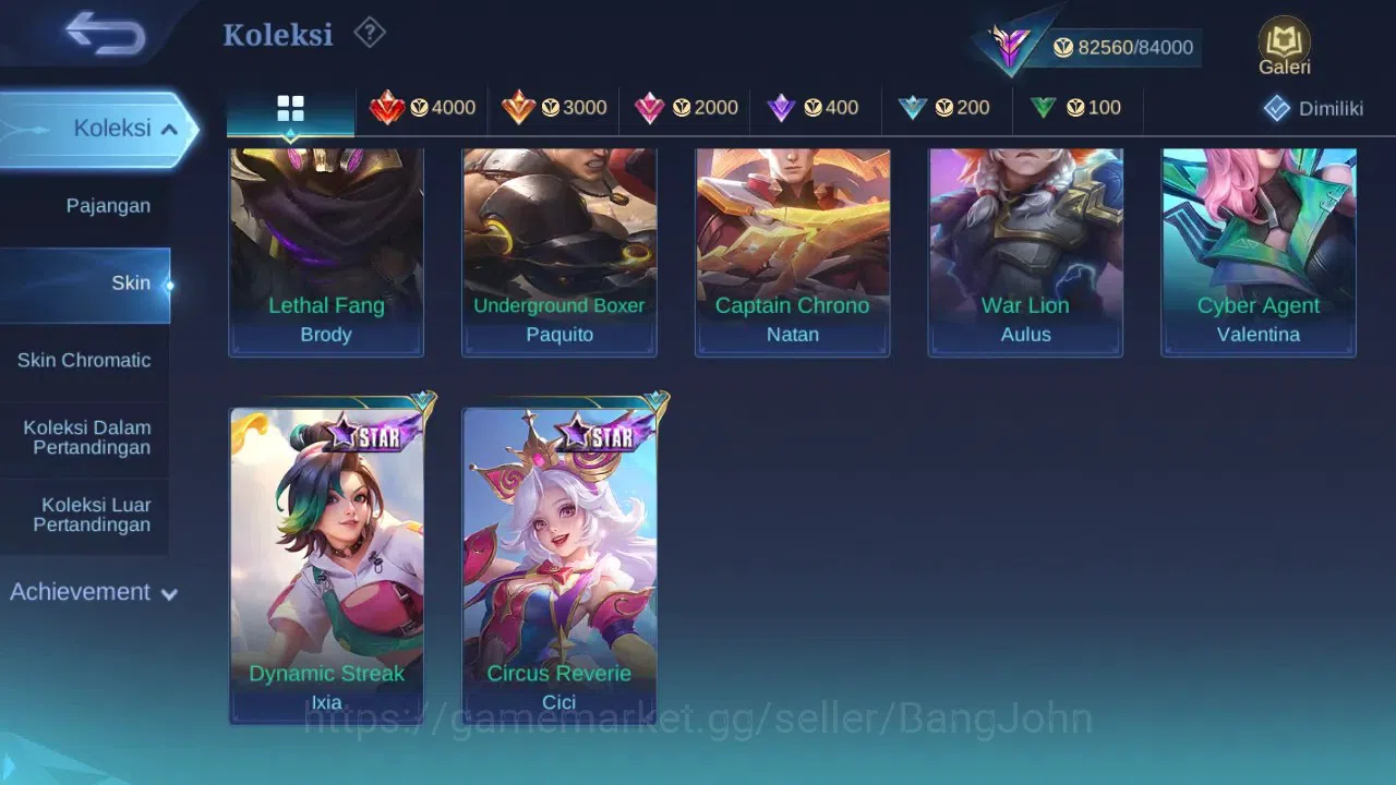 Mobile Legends: Bang Bang Accounts Global | Skin 333 | Spec EXP | Soulvessel Benned | image 13