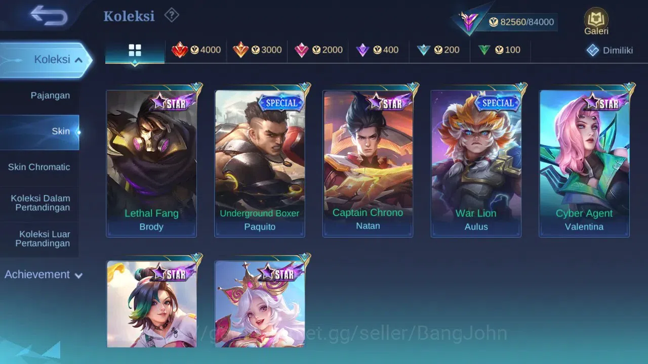 Mobile Legends: Bang Bang Accounts Global | Skin 333 | Spec EXP | Soulvessel Benned | image 14