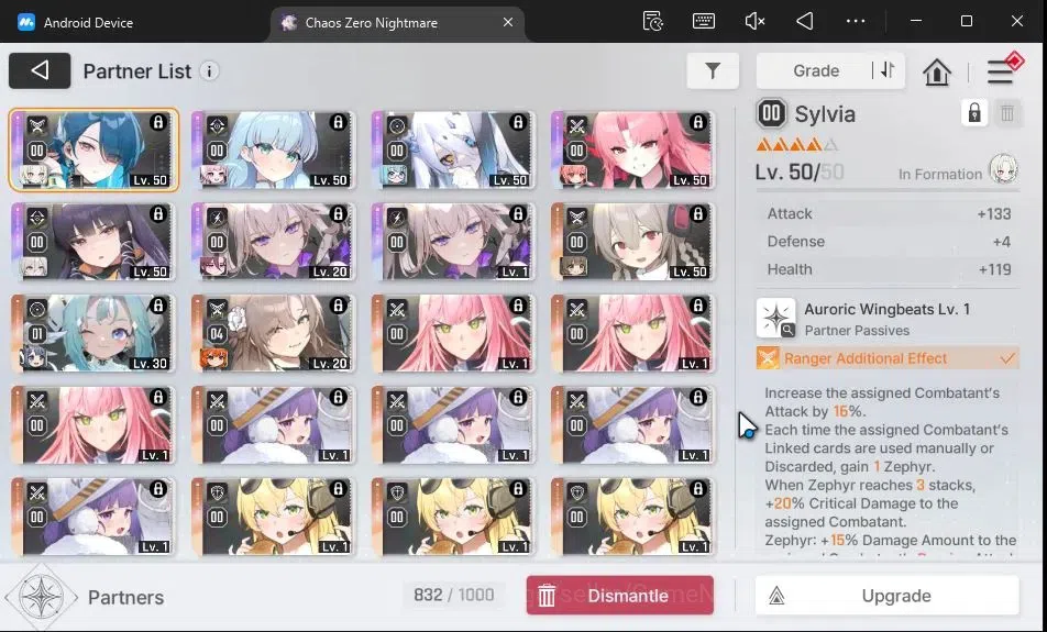 Chaos Zero Nightmare Accounts ASIA Lv55|9 SSR[(HeidemarieM5,Diana,Narja,Mei Lin, image 9