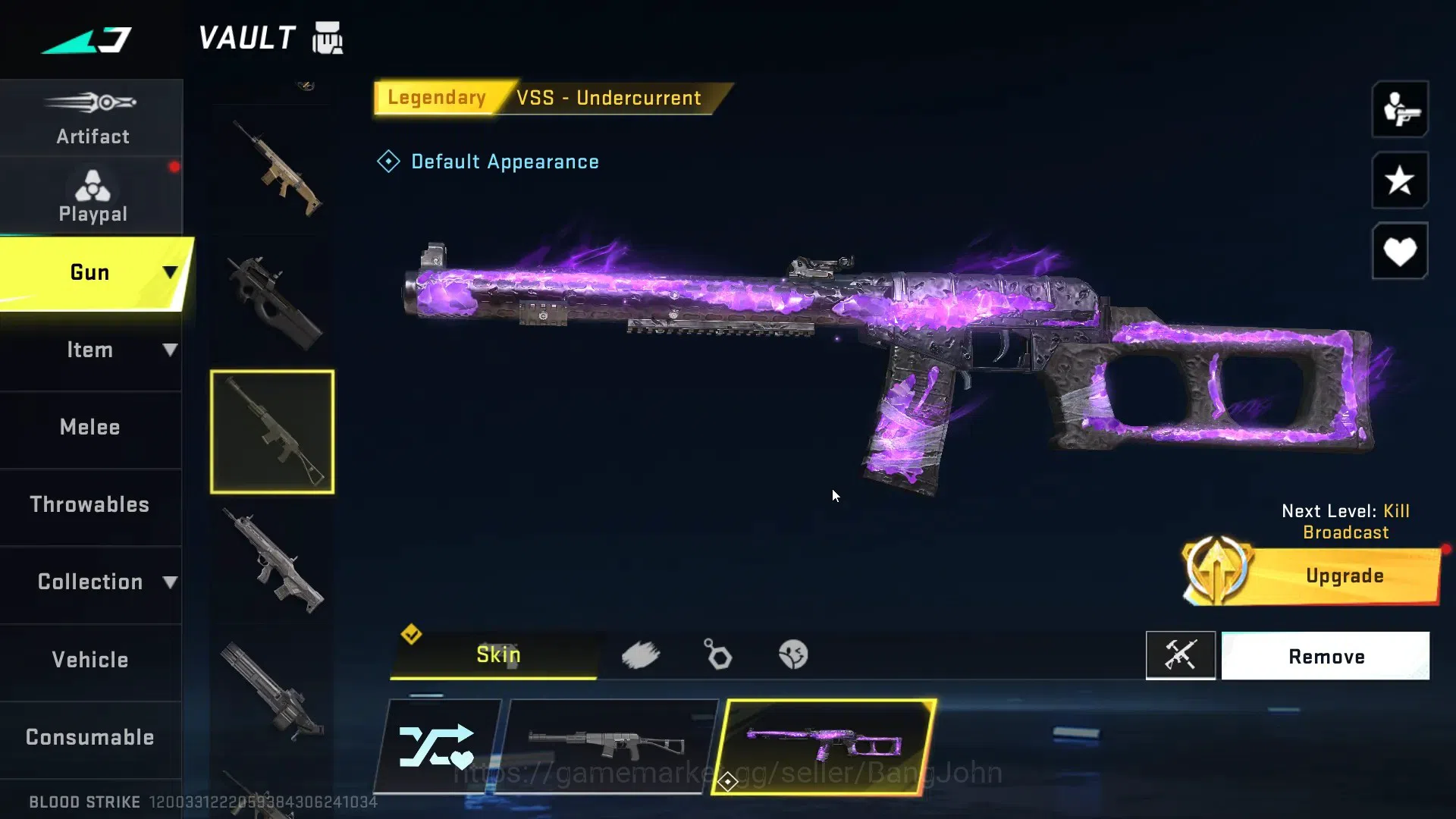 Blood Strike Accounts ASIA|1 Eternal Gun Desert Eagle|1 Collab Gun M700- image 13