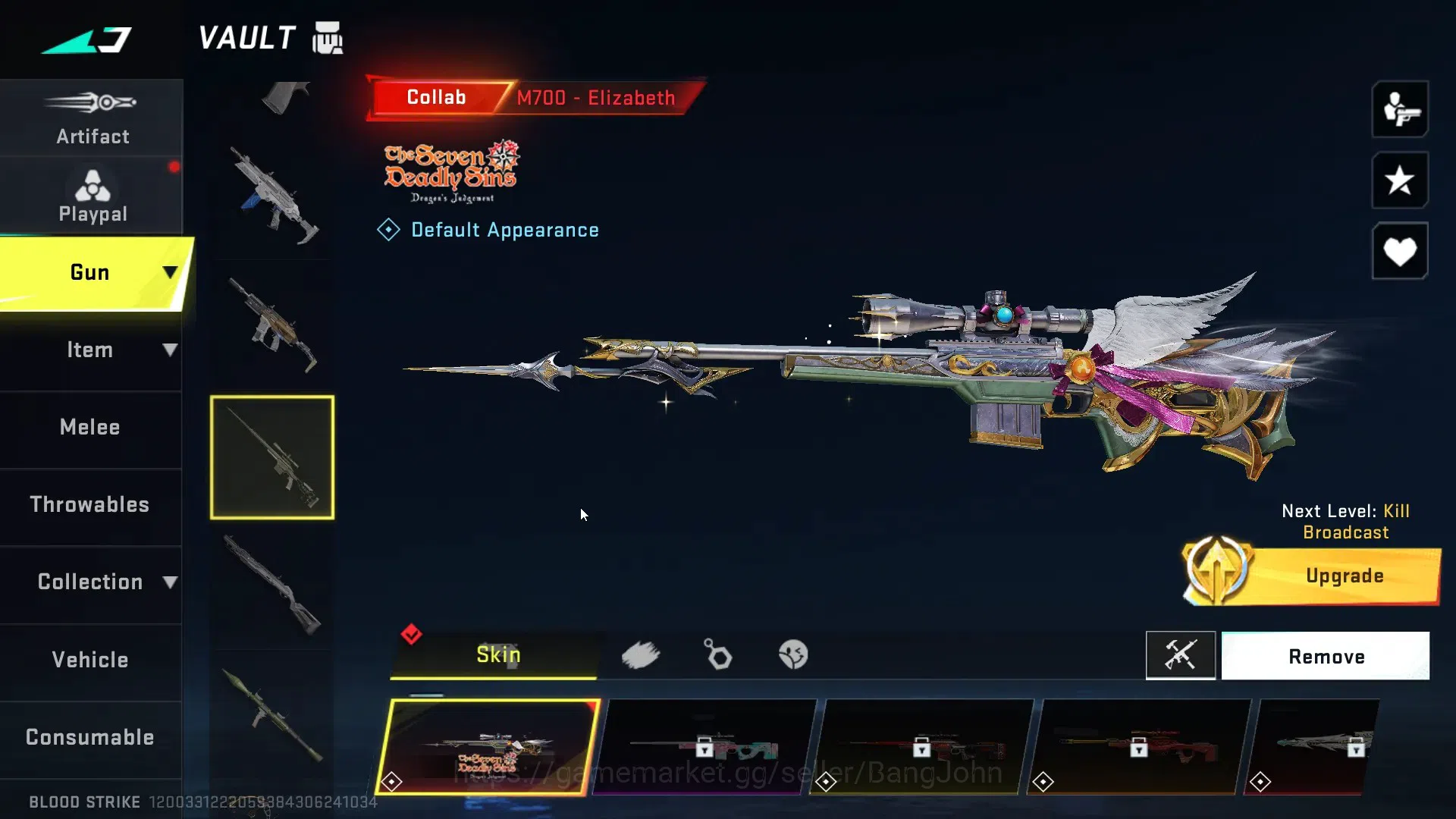 Blood Strike Accounts ASIA|1 Eternal Gun Desert Eagle|1 Collab Gun M700- image 15
