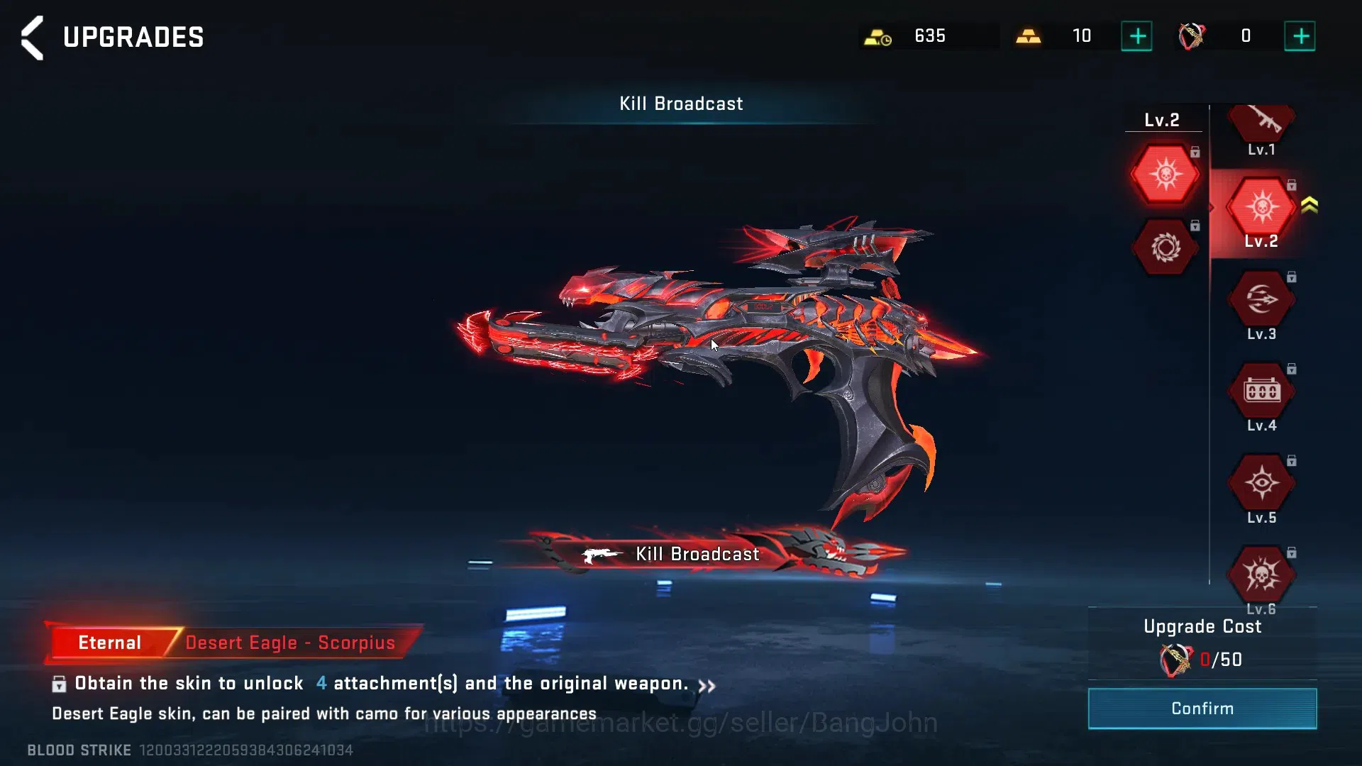 Blood Strike Accounts ASIA|1 Eternal Gun Desert Eagle|1 Collab Gun M700- image 18