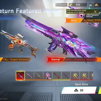 Blood Strike Collab Skin ASIA|1 Eternal Gun Desert Eagle|1 Collab Gun M700- image 1