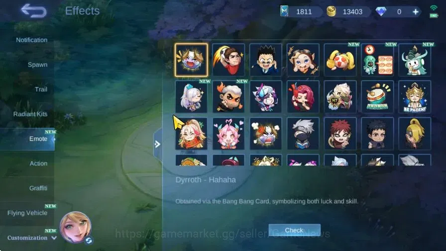 Mobile Legends: Bang Bang Accounts Hero 57|Skin 49|Epic Valir,Allstar Yu Zhong,515 Zi image 16