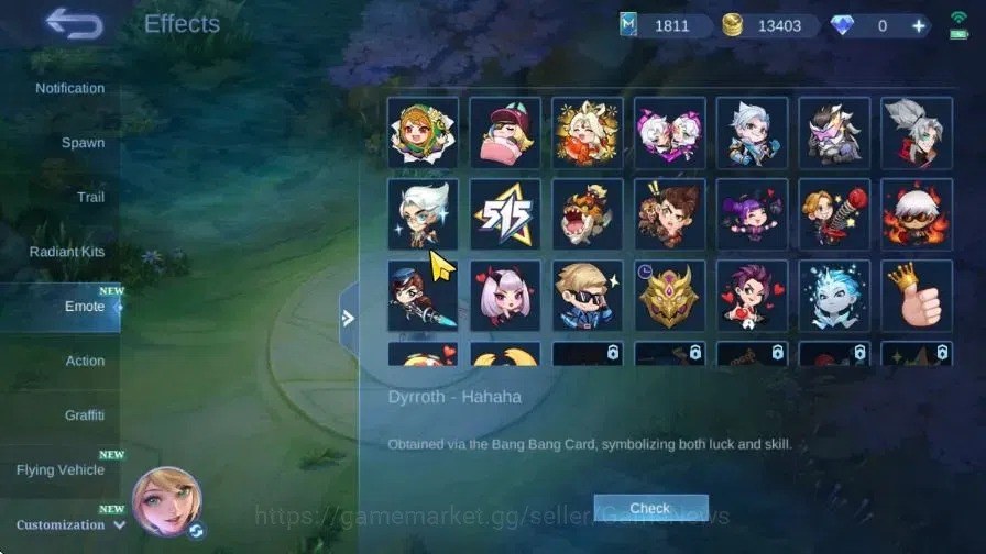Mobile Legends: Bang Bang Accounts Hero 57|Skin 49|Epic Valir,Allstar Yu Zhong,515 Zi image 17