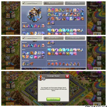 Clash of Clans Accounts High-End FLASH SALE HERO 5 MAXED TH 18 LVL 222 WITH COMPLETE EPIC LVL HIGH|WALL MAXED|DEFENSE MANY