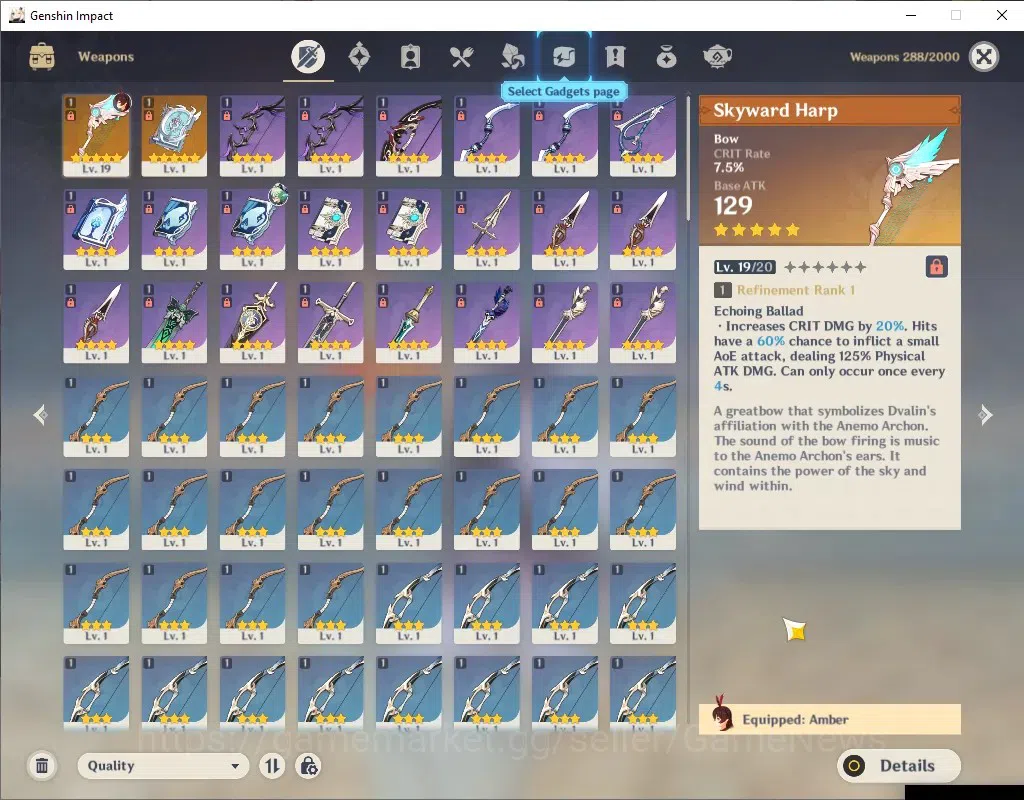 Genshin Impact Accounts ASIA|AR 5|2 Limited + 2 (5* Weapon)|Fresh Starter  image 3