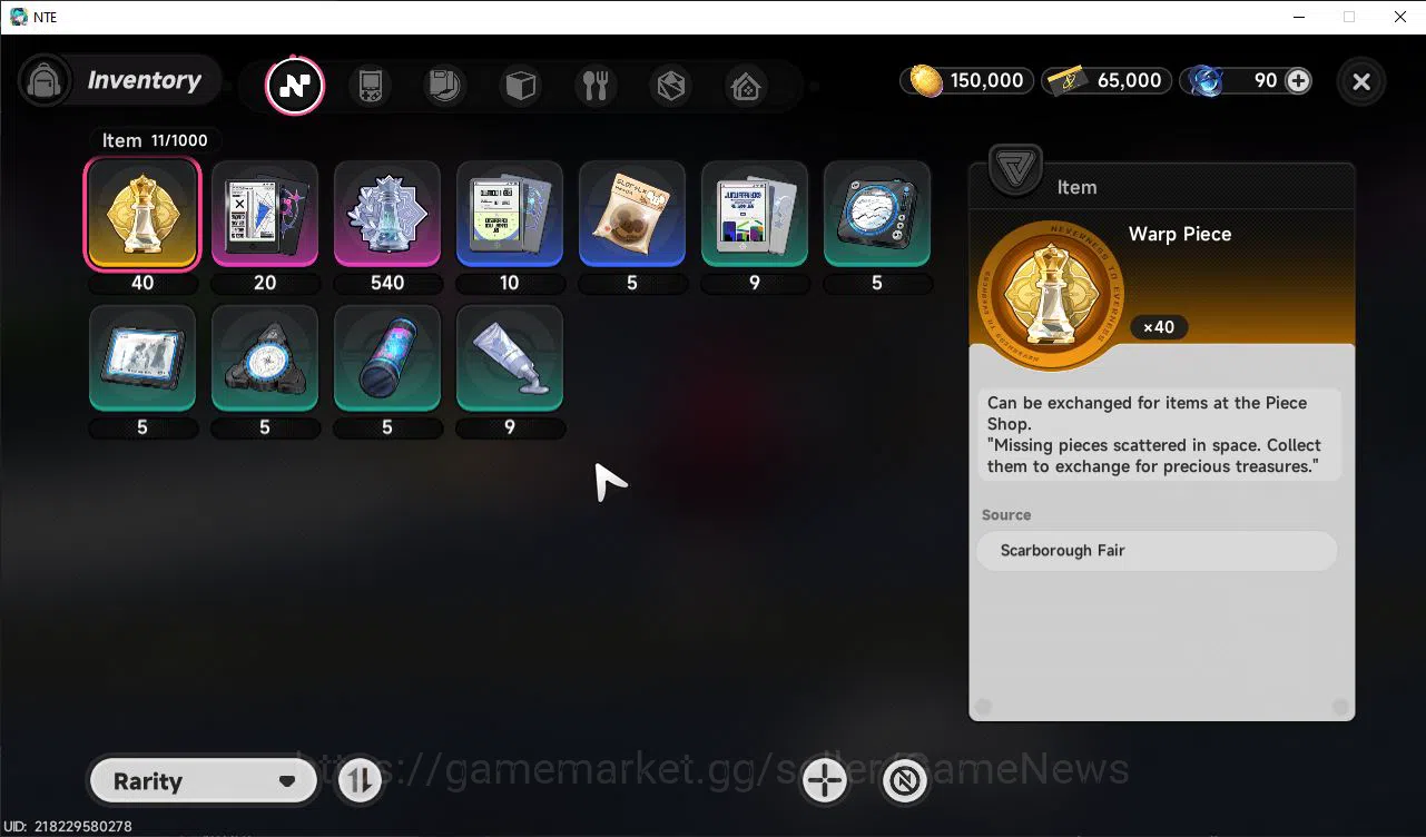 Neverness to Everness Accounts GLOBAL NA |HL 3| 1 SSR Meta Nanally+Sign | 6 SR [A image 6