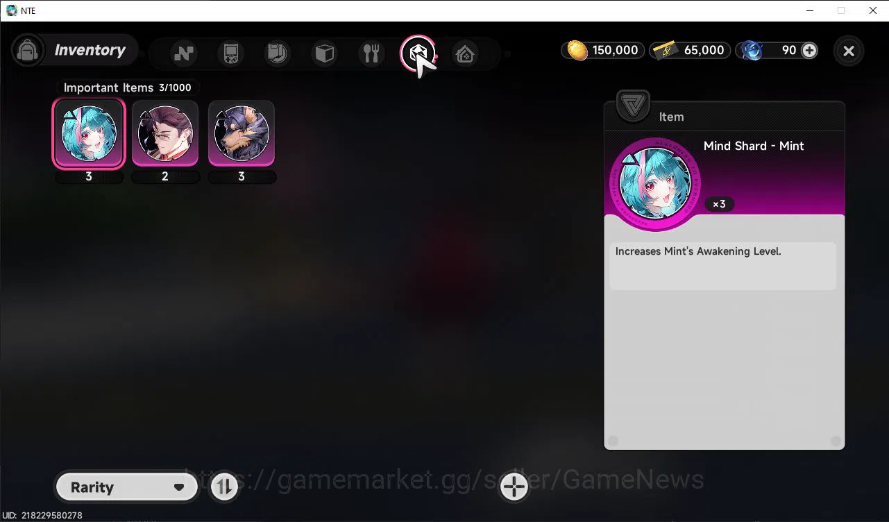 Neverness to Everness Accounts GLOBAL NA |HL 3| 1 SSR Meta Nanally+Sign | 6 SR [A image 8