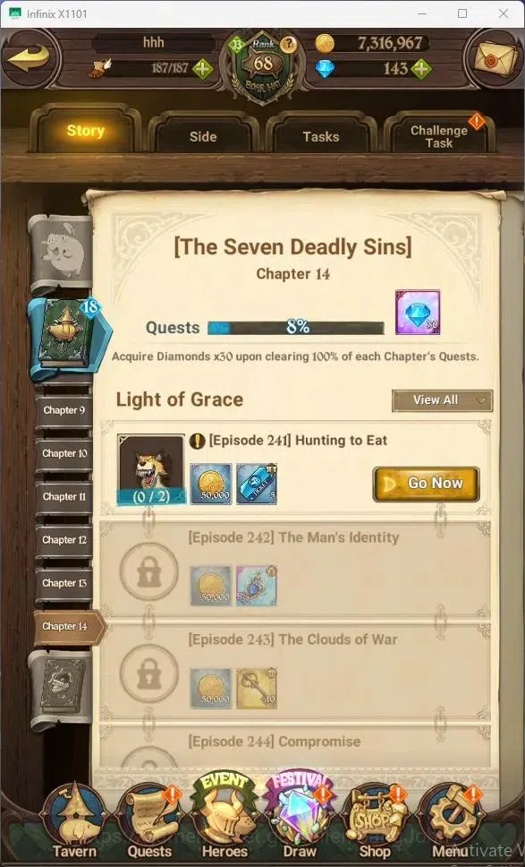 The Seven Deadly Sins: Grand Cross Accounts Global | 2.43M CC | DM 143| LR Mesis 5/6| UR Menor image 5