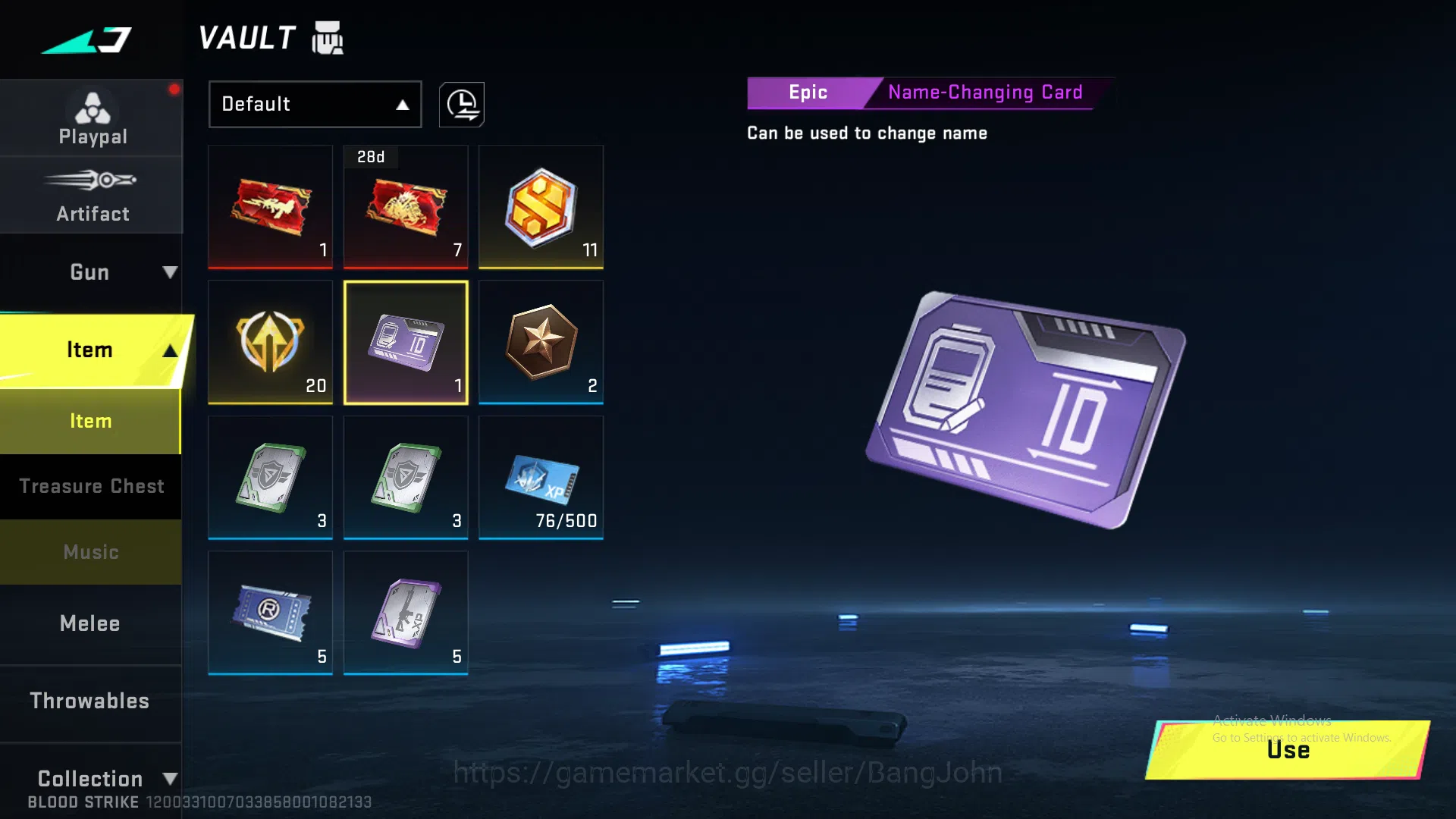 Blood Strike Accounts ASIA | M4 Legend | URB Legend | VSS Ultra | Change image 5