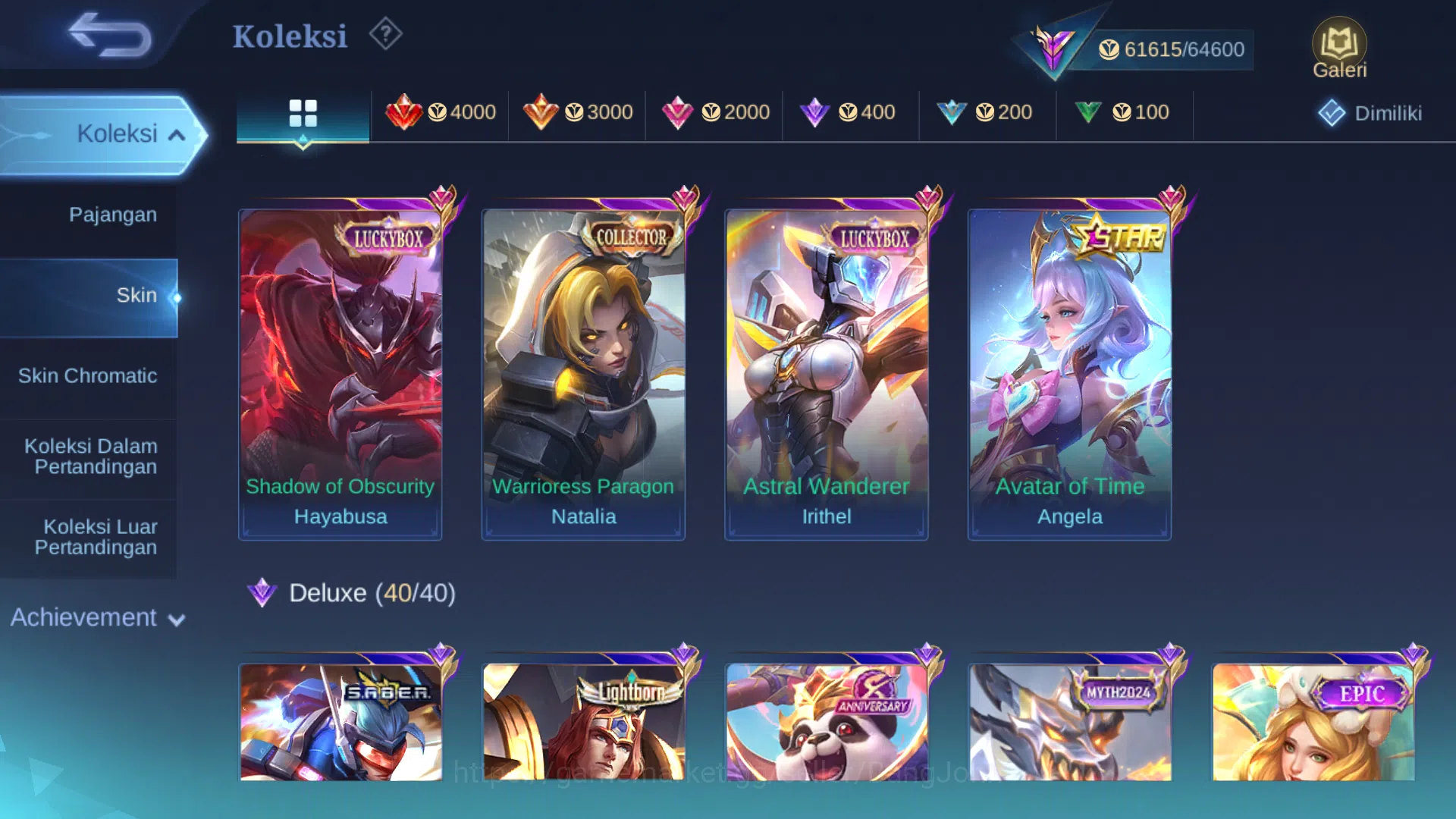 Mobile Legends: Bang Bang Accounts Hero 100 | skin 194 | saint badang emas | prime gr image 12