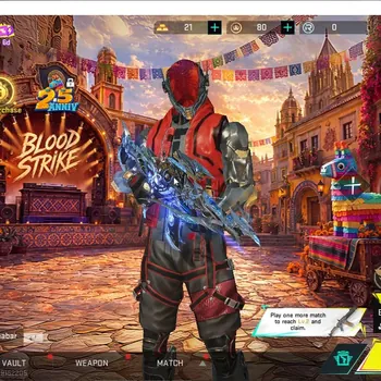 Blood Strike Accounts Others Asia|Eternal KAG-6 Star Chaser Lv2| Legendary M4A1- Extriction | Rank Bronze IV |Log