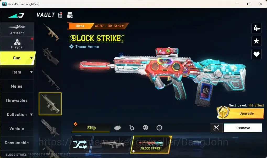 Blood Strike Accounts Others ASIA | 1 EVO: FAL|1 Eternal Mp5-Bloodrift|2 EVA|1 TR|1 Ultra Melee|9 Ultra Guns|10 Ultra 10