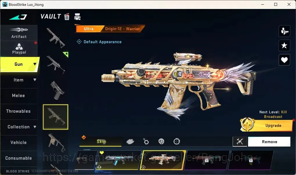 Blood Strike Accounts Others ASIA | 1 EVO: FAL|1 Eternal Mp5-Bloodrift|2 EVA|1 TR|1 Ultra Melee|9 Ultra Guns|10 Ultra 5