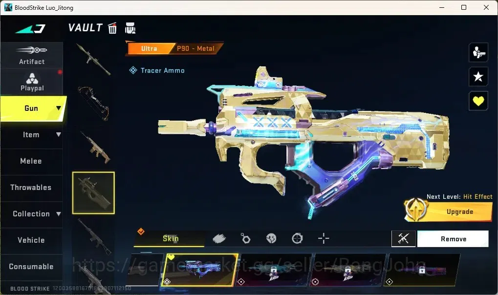 Blood Strike Accounts Others ASIA | 1 EVO: FAL|1 Eternal Mp5-Bloodrift|2 EVA|1 TR|1 Ultra Melee|9 Ultra Guns|10 Ultra 9