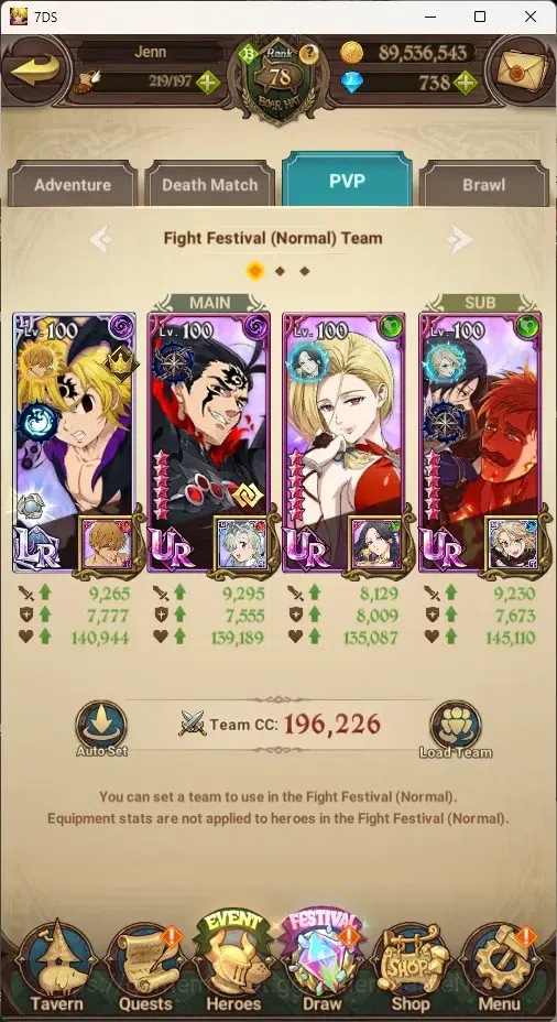 The Seven Deadly Sins: Grand Cross Accounts ASIA|4M CC|738 DM|6 LR+10 UR|NMeli6/6,Roxy2/6,Dian image 10