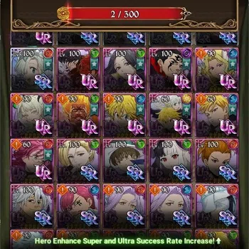 The Seven Deadly Sins: Grand Cross Endgame ASIA|4M CC|738 DM|6 LR+10 UR|NMeli6/6,Roxy2/6,Dian image 1