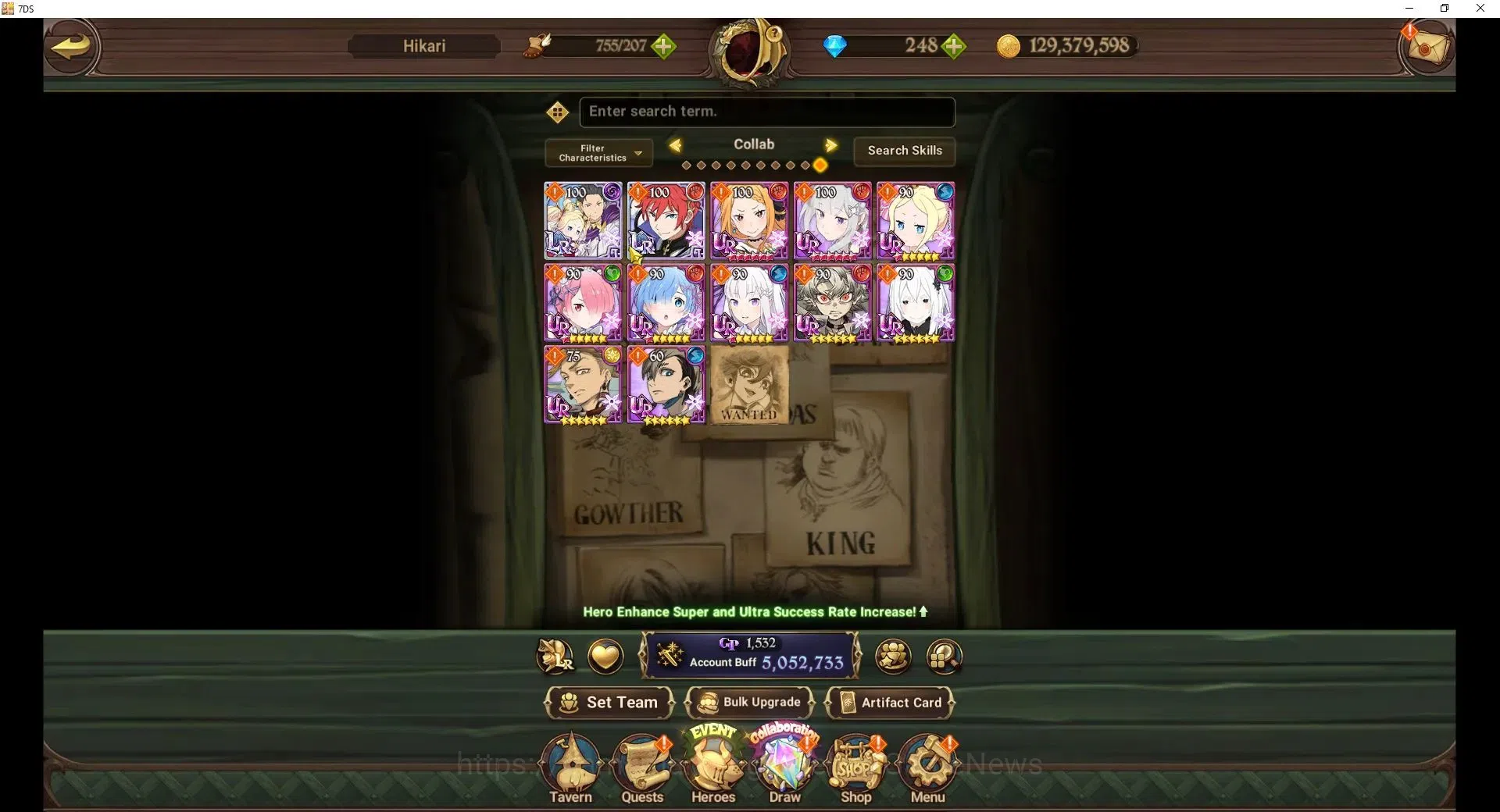 The Seven Deadly Sins: Grand Cross Accounts Global|5M CC|248 DM|6 LR+8 UR+Manny Collab|NMeli,S image 4