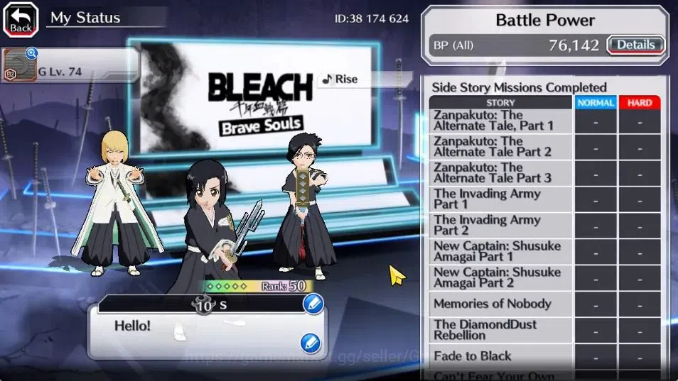 Bleach: Brave Souls Accounts [GLOBAL]6K Orbs+Fresh All Story|TYBW26[Momo,Shinji image 5