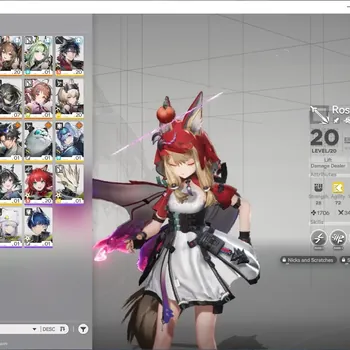 Arknights: Endfield Accounts ASIA | Lv 12 | 4 SSR 3 Limited + 5 (*6 Weapon)|(Gilberta)+Sign,Si,Rossi|Ardelia|Female Mc|Log