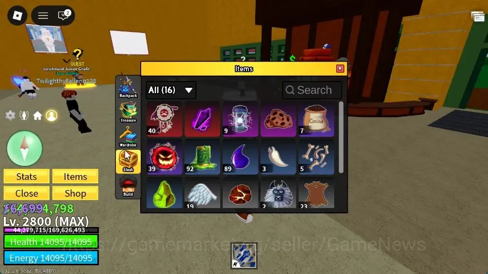 Roblox Accounts Blox Fruit|Lv MAX|God Human (Lv 131)|24M Beli 6,6K image 5