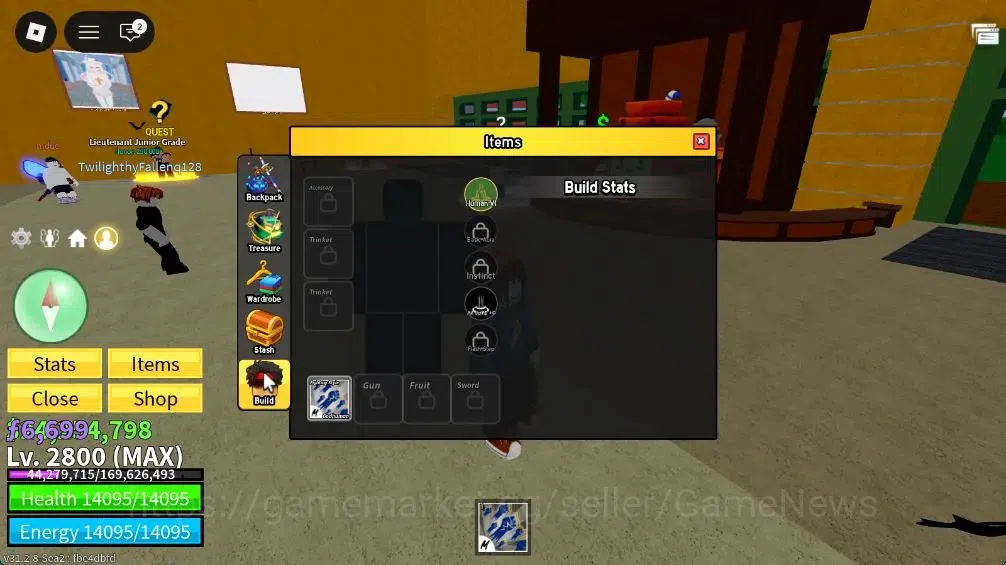 Roblox Accounts Blox Fruit|Lv MAX|God Human (Lv 131)|24M Beli 6,6K image 6