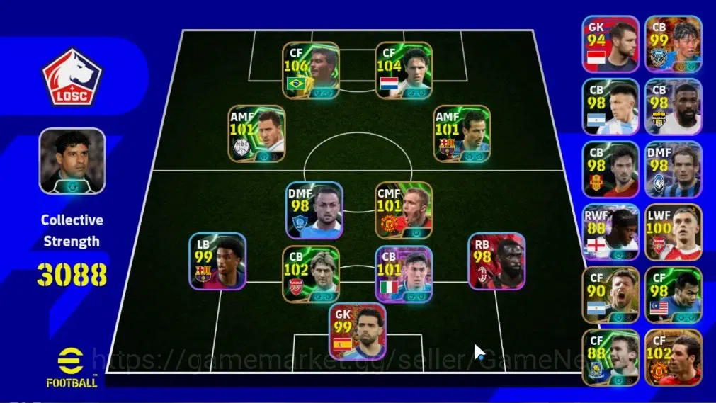 eFootball Accounts Legends & Iconic Players Android|Big Time Ruud van Nistelrooij|9 Epic Romario,Marco vBasten,Ludovic 1