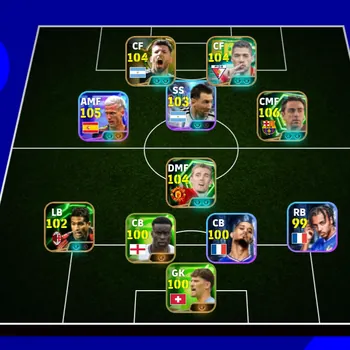 eFootball Accounts Legends & Iconic Players EFOOTBALL 2027 | NEW CARD COLD PALMER,INIESTA,D FLETCHER,L SUAREZ,S AGUERO,S