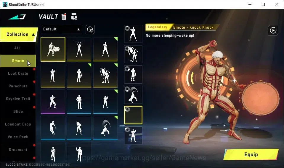 Blood Strike Accounts ASIA|Collab AOT VOLT-Armored Titan|10 ULTRA[VOLT,J image 20
