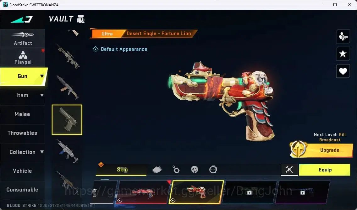 Blood Strike Accounts ASIA | ETERNAL: M82 PUMPKNIGHT,AUG-EMPYREAN,GALIL- image 5