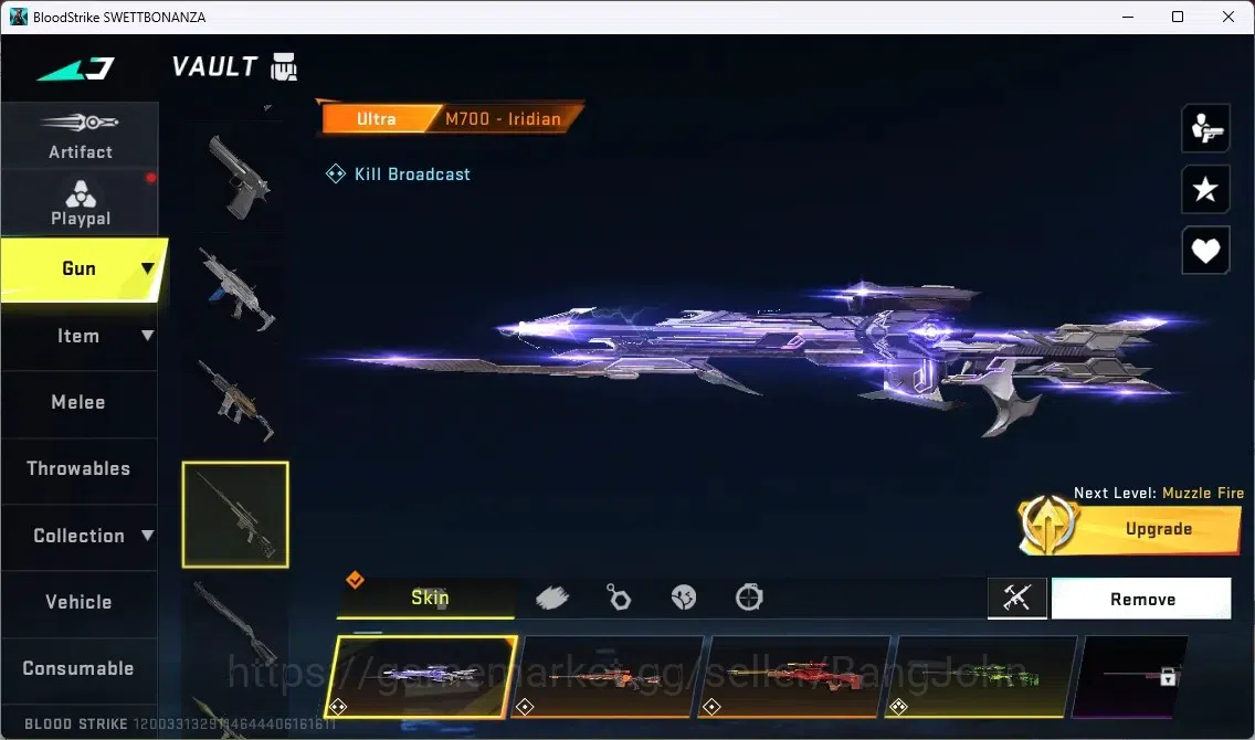 Blood Strike Accounts ASIA | ETERNAL: M82 PUMPKNIGHT,AUG-EMPYREAN,GALIL- image 6