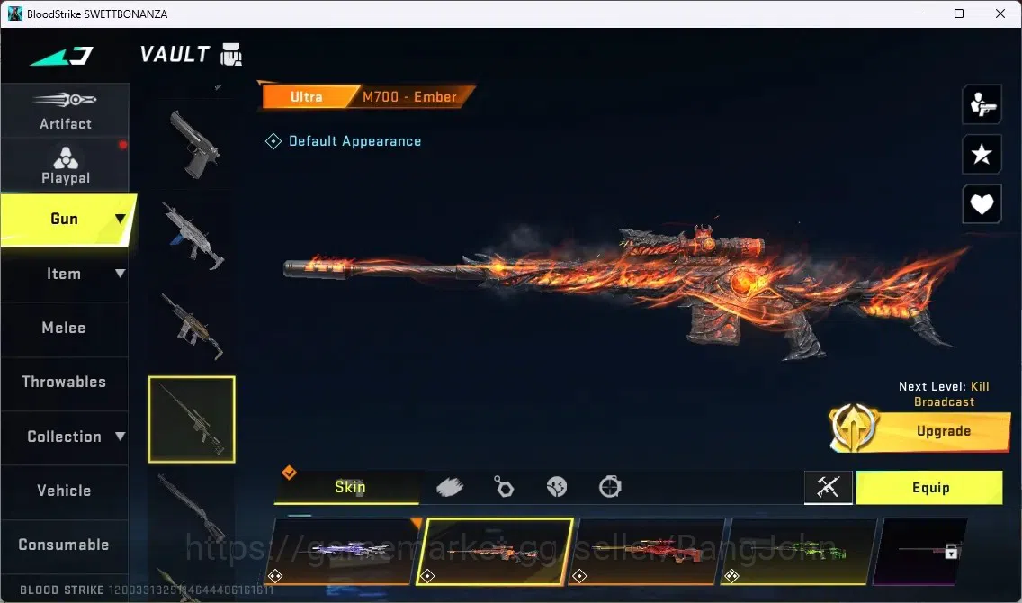 Blood Strike Accounts ASIA | ETERNAL: M82 PUMPKNIGHT,AUG-EMPYREAN,GALIL- image 7