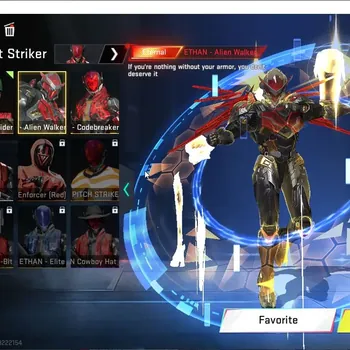 Blood Strike Accounts Collab Skin Asia|Eternal Ethan AlienWalker+Melee Butterfly SyntheWave|Collab AOT Female