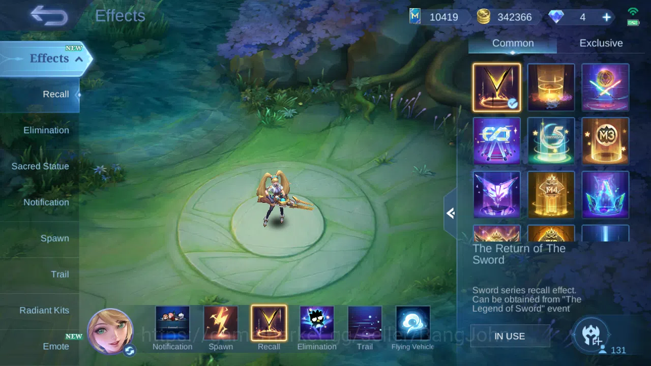 Mobile Legends: Bang Bang Accounts sanrio floryn | star annual hayabusa | lightborn t image 4