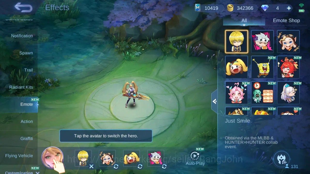 Mobile Legends: Bang Bang Accounts sanrio floryn | star annual hayabusa | lightborn t image 5
