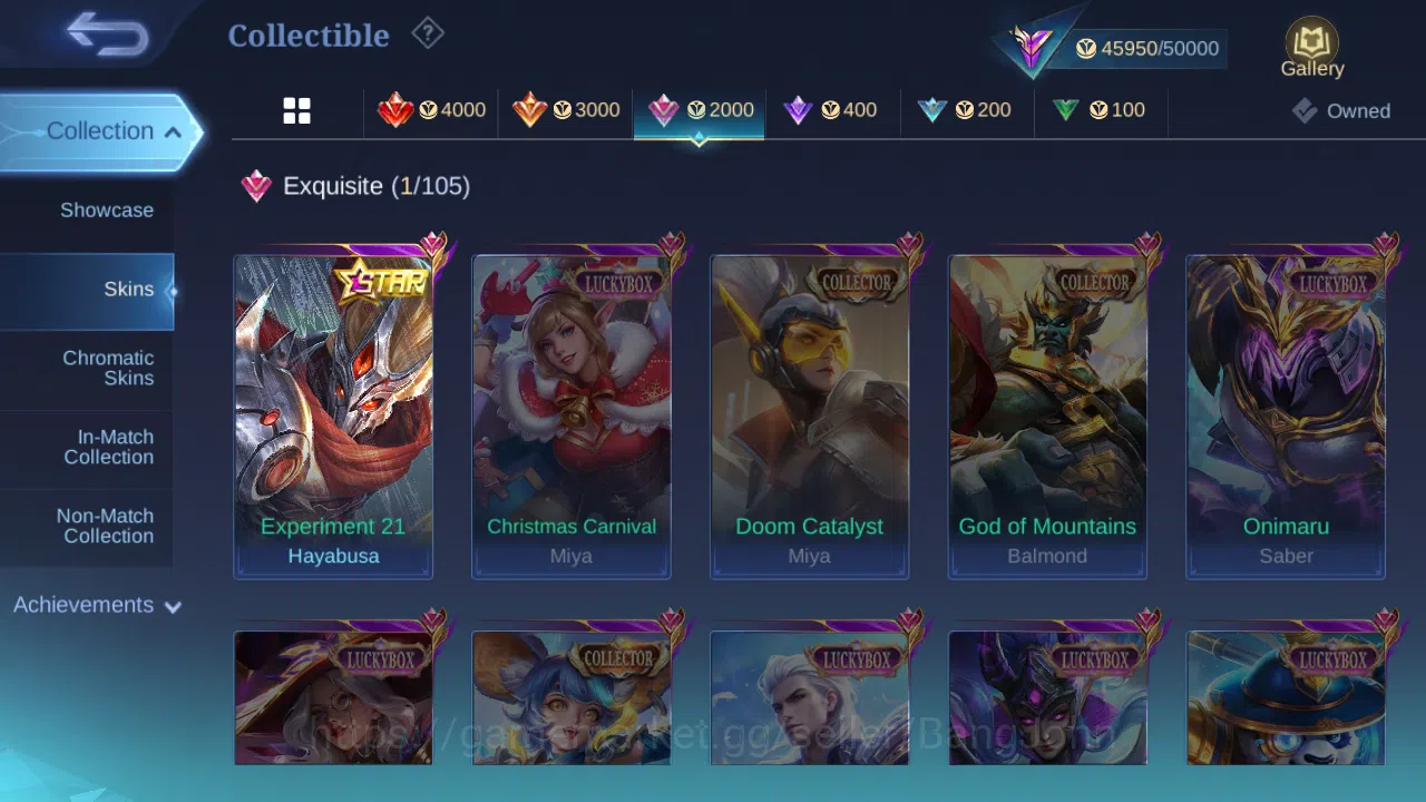 Mobile Legends: Bang Bang Accounts sanrio floryn | star annual hayabusa | lightborn t image 7