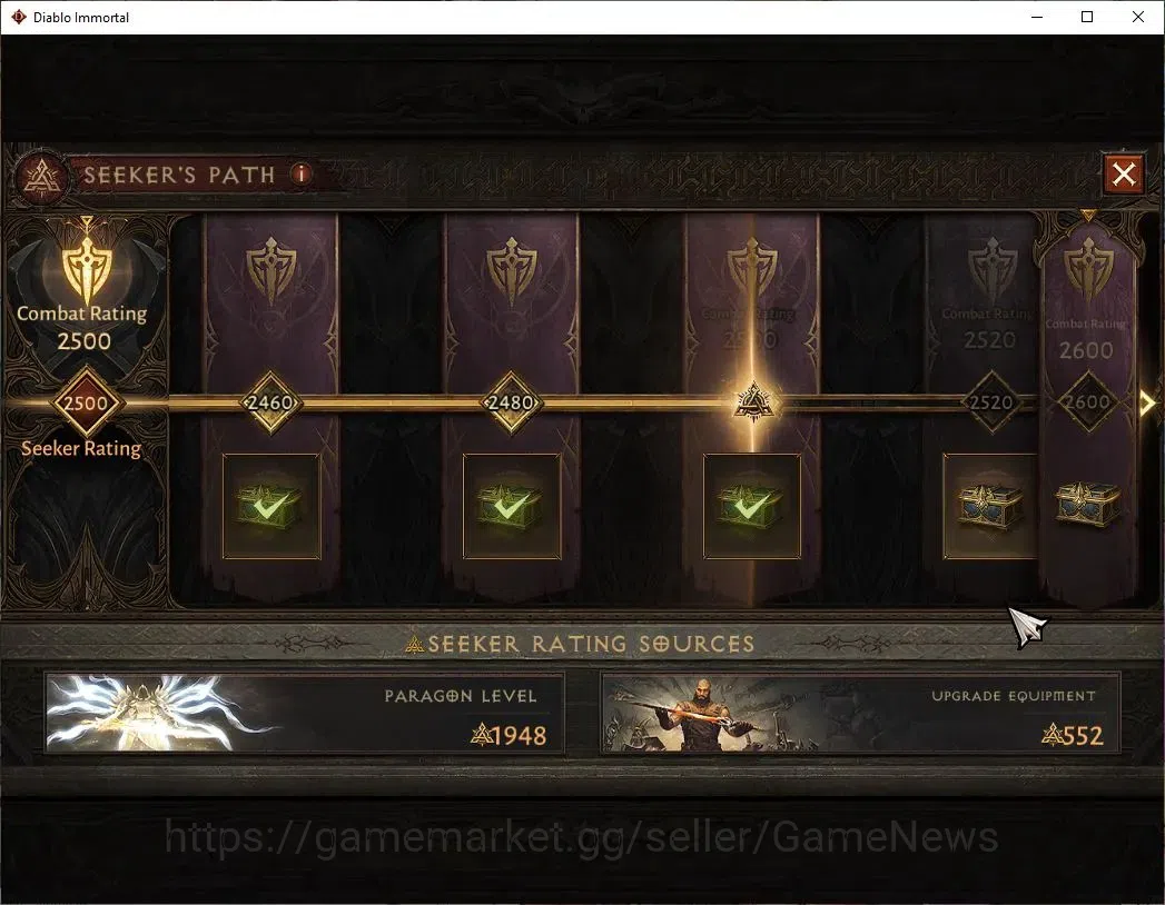 Diablo Immortal Accounts SEA - Verathiel|CS ON|Lv60(724)|Druid|CR 41k|Reso  image 10